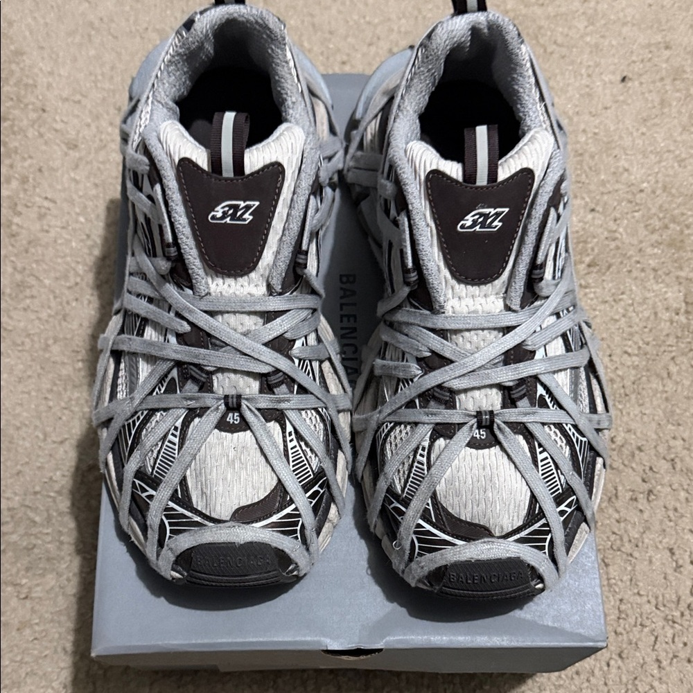 Balenciaga Gray and Black Sneakers